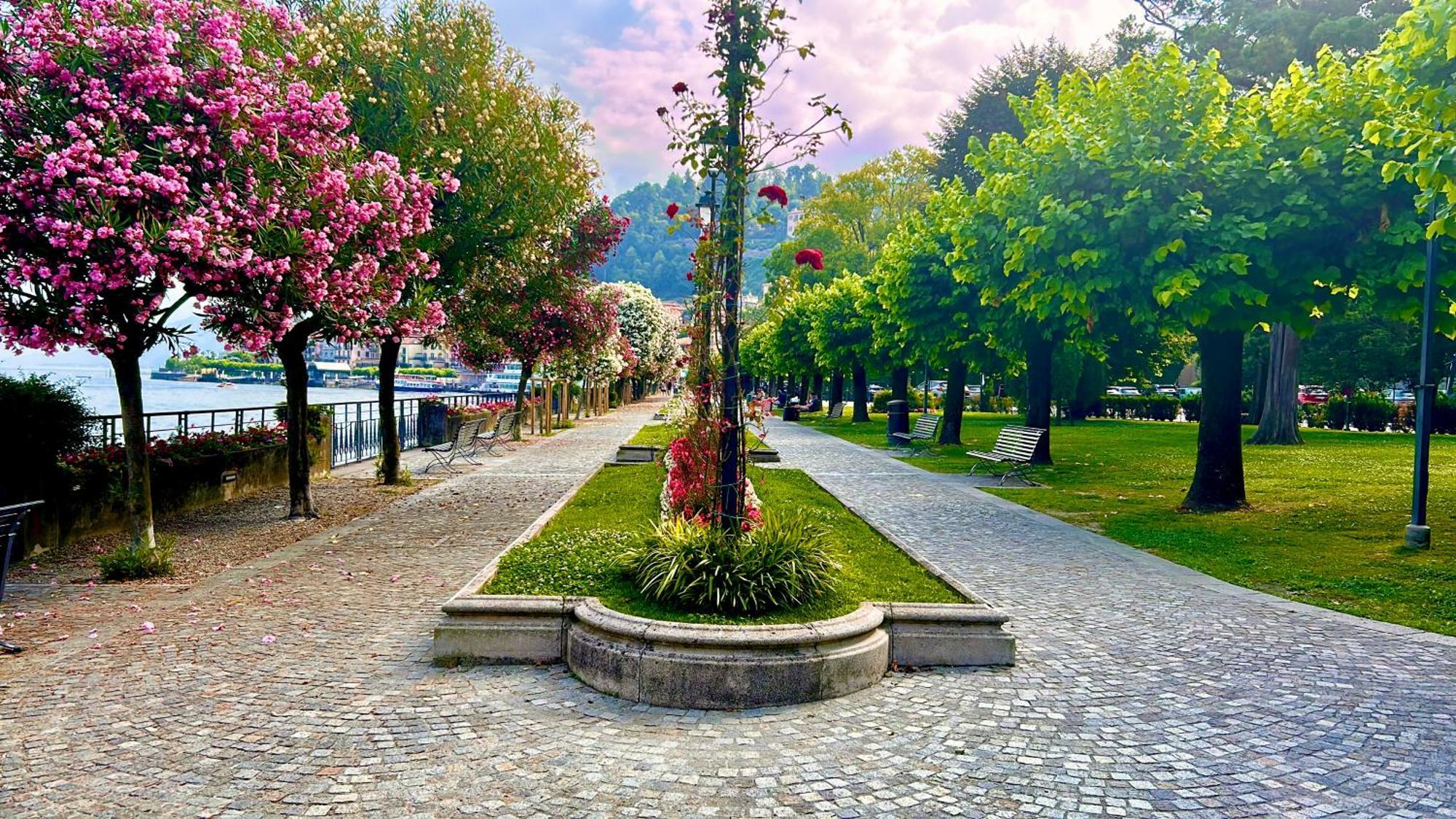 Appartamento Corte Antica Белладжо Экстерьер фото
